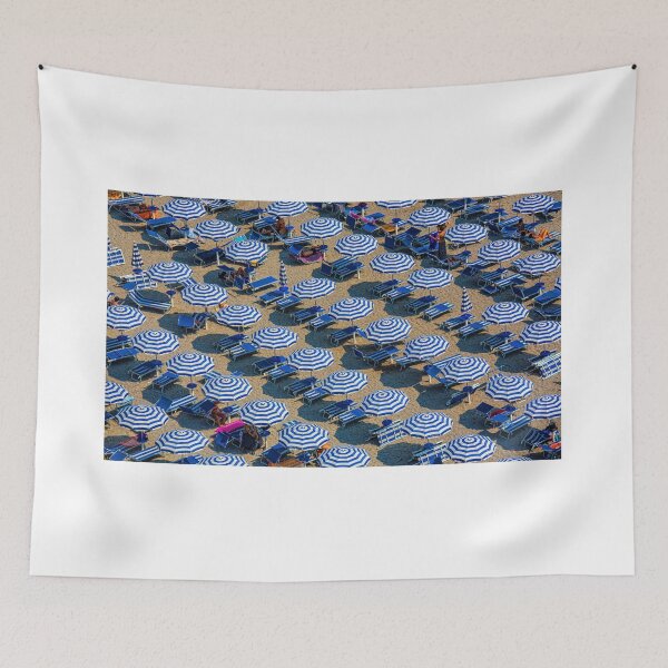 Item preview, Greece Blue Umbrella Beach Vacation  designed and sold by newburyboutique.