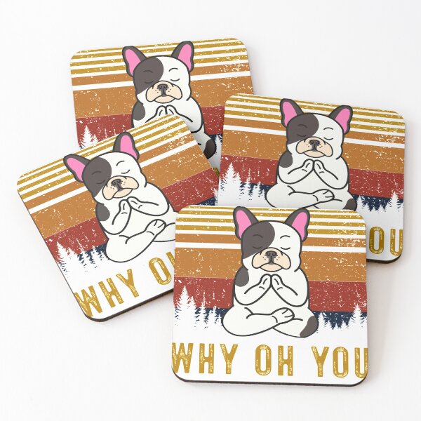 Item preview, Eff You See Kay Why Oh You Funny Vintage Dog Yoga Lover designed and sold by MichaelAgree.