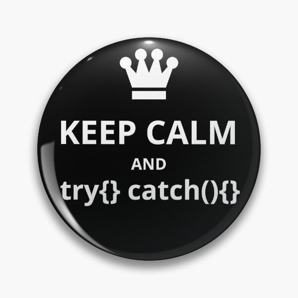 Item preview, Computer Geek Keep Calm And Try Catch designed and sold by ComputerGeeksTs.