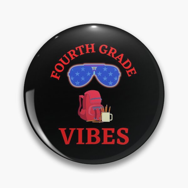Item preview, Fourth Grade Vibes Pun   designed and sold by WoodburyLake.