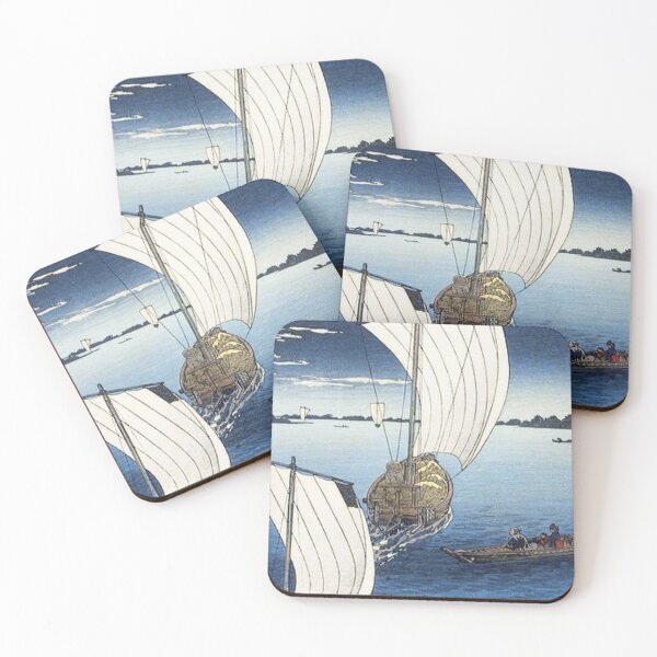 Item preview,  Edo River (1923) print in high resolution by Hiroaki Takahashi. designed and sold by CristalleLisa.