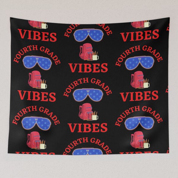 Item preview, Fourth Grade Vibes Pun   designed and sold by WoodburyLake.