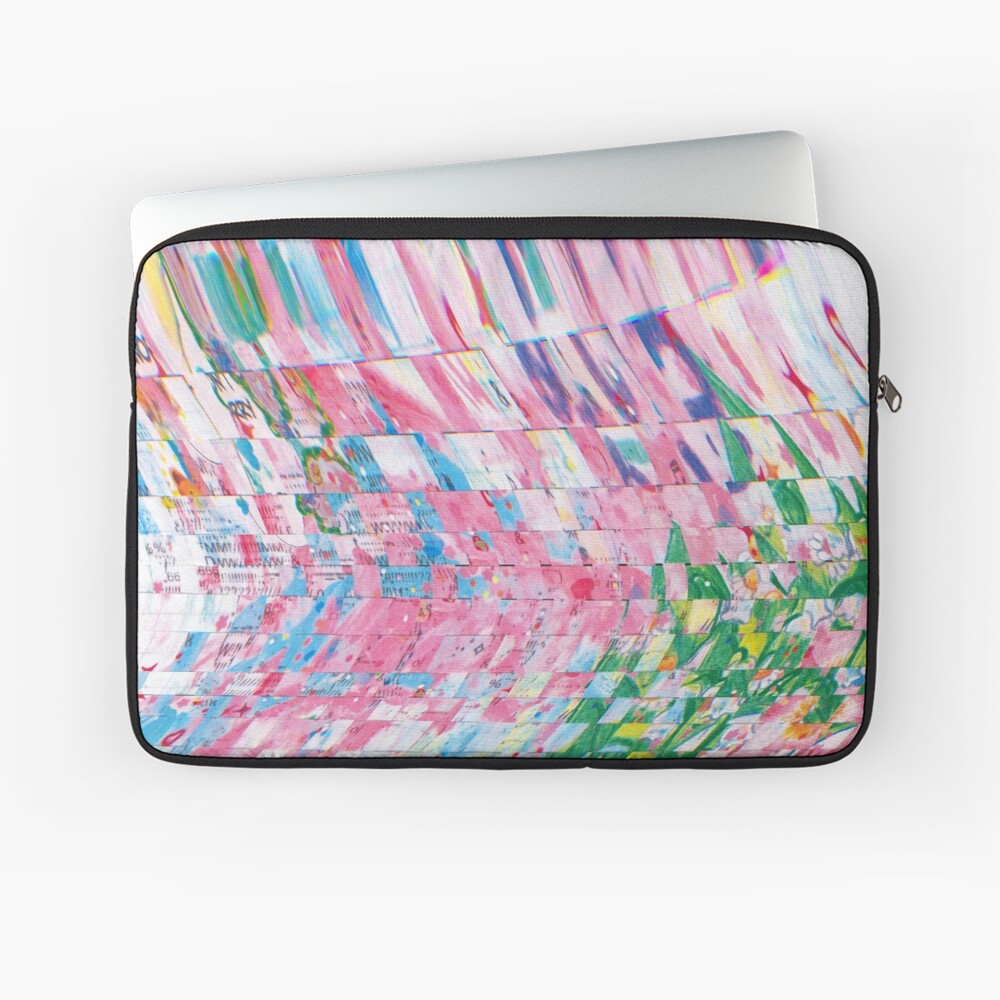 glitchy wobble 001 iPhone Case