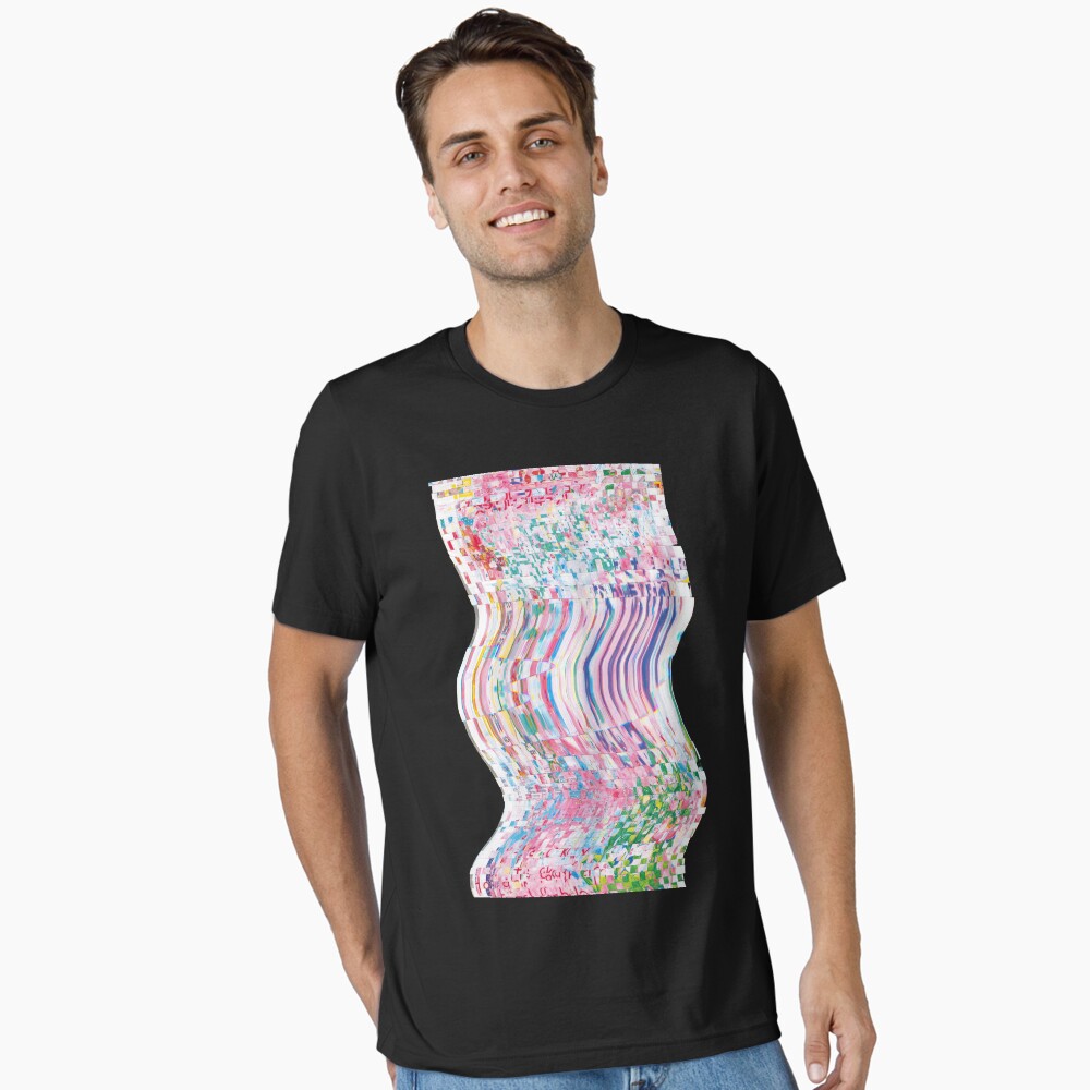 glitchy wobble 001 iPhone Case