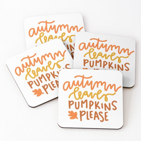 Item preview, autumn leaves and pumpkins please cute fall design designed and sold by ⋒ andie  noel.
