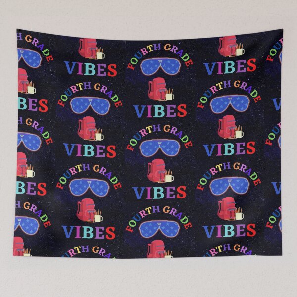 Item preview, Fourth Grade Vibes Pun designed and sold by WoodburyLake.