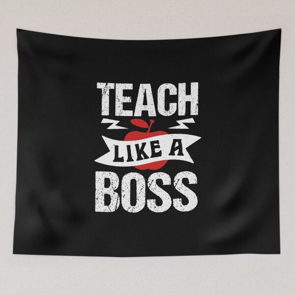 Item preview, Teach Like A Boss  designed and sold by Punny Business UK.