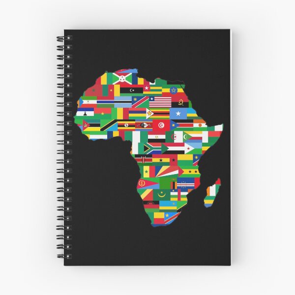 Item preview, Africa Flags Map designed and sold by limitlezz.