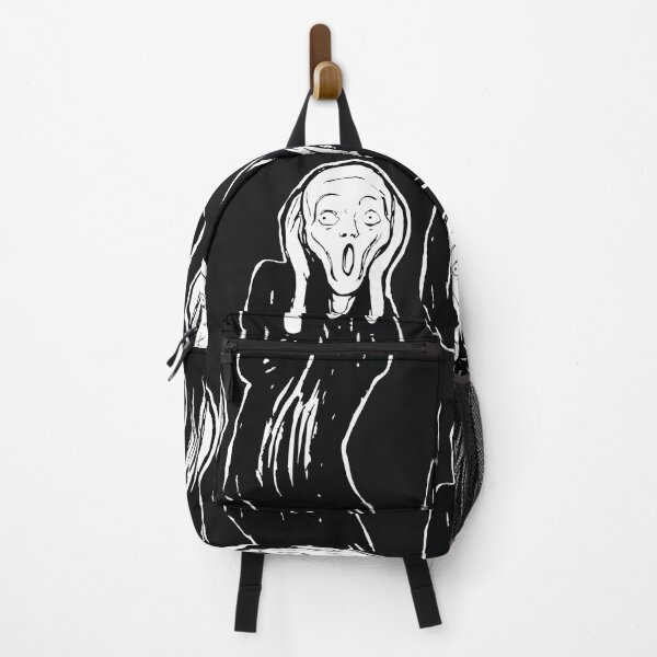 Item preview, The Scream minimalized Black and White designed and sold by pelagio.