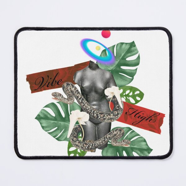 Item preview, Vibe high Greek stone and nature with snakes and trippy flower designed and sold by VantaTheArtist.