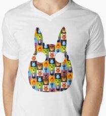 Miyazaki T-Shirt mit V-Ausschnitt