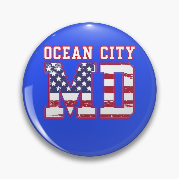 Item preview, Ocean City, MD Stars & Stripes designed and sold by TeeArcade84.