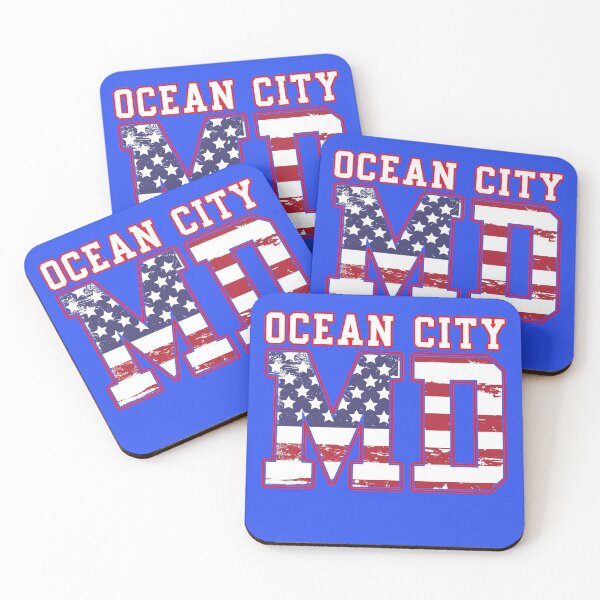 Item preview, Ocean City, MD Stars & Stripes designed and sold by TeeArcade84.