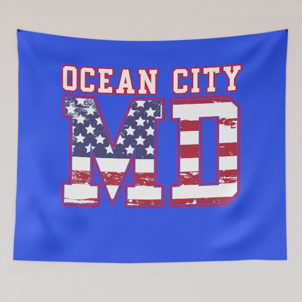 Item preview, Ocean City, MD Stars & Stripes designed and sold by TeeArcade84.