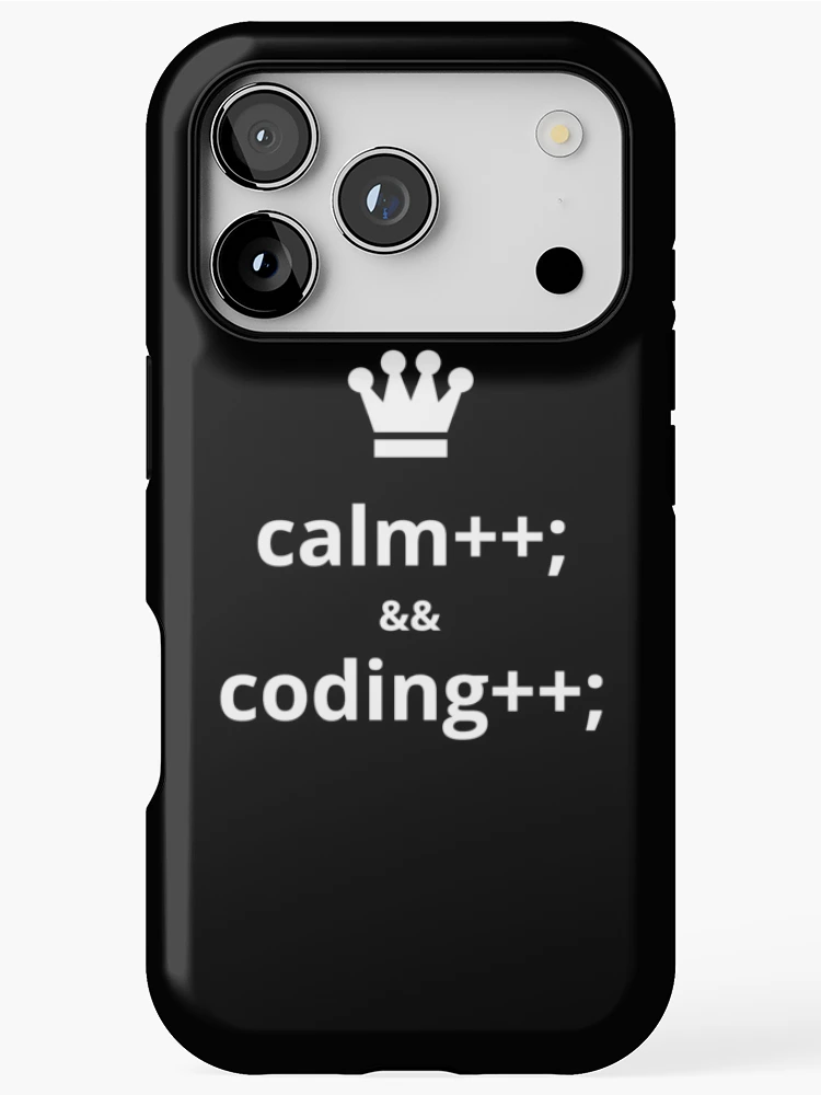 Thumbnail 1 of 4, iPhone Case, Computer Geek Keep Calm And Code More designed and sold by ComputerGeeksTs.