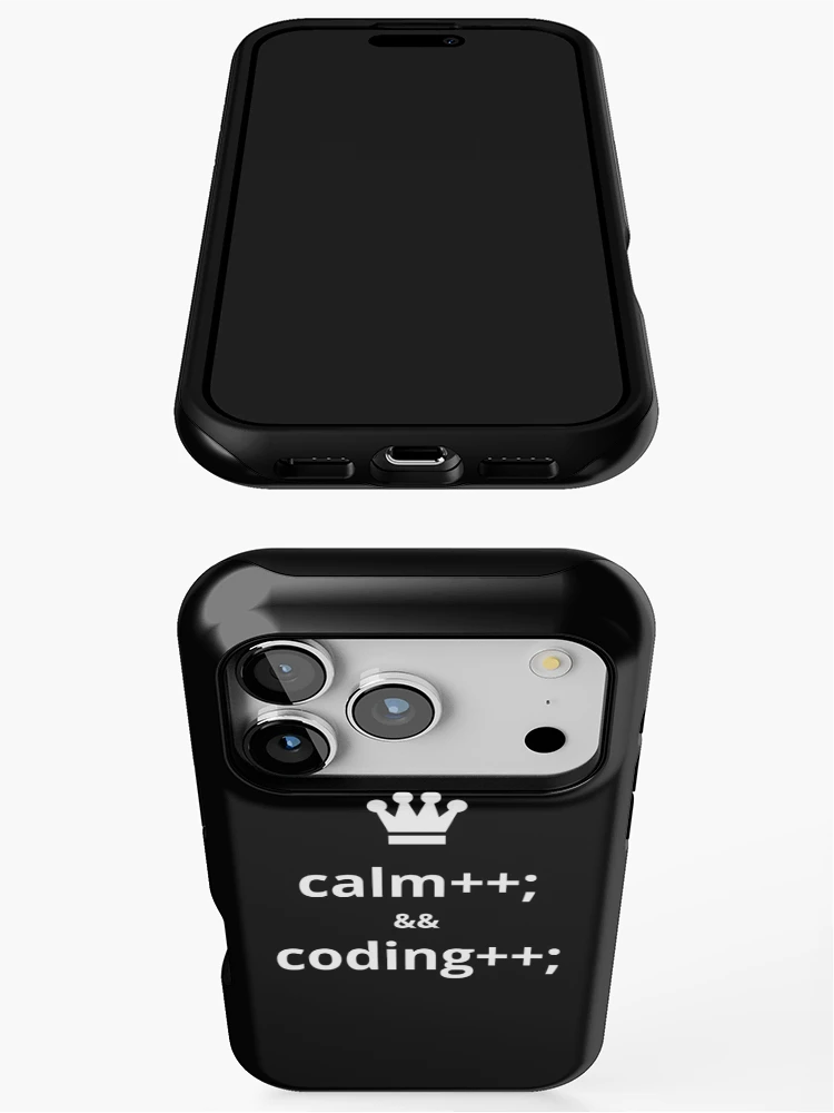 Thumbnail 3 of 4, iPhone Case, Computer Geek Keep Calm And Code More designed and sold by ComputerGeeksTs.