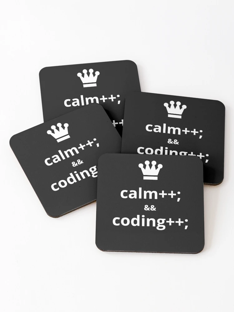 Thumbnail 1 of 5, Coasters (Set of 4), Computer Geek Keep Calm And Code More designed and sold by ComputerGeeksTs.