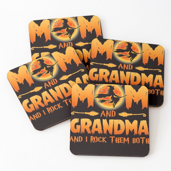 Item preview, I Have Two Titles Mom And Grandma Witch Fly Broom Halloween designed and sold by MichaelAgree.