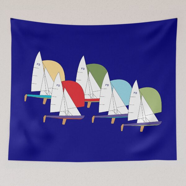 Item preview, Flying Dutchman Sailboats Racing designed and sold by CHBB.