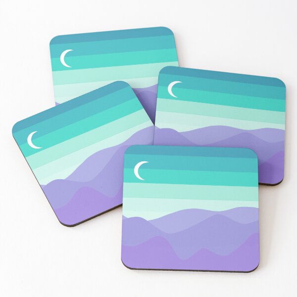 Item preview, Purple Peaks Night Landscape designed and sold by izzychar.
