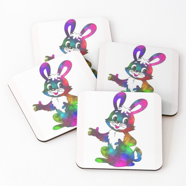 Item preview, Adorable Rainbow Bunny  designed and sold by TheUrbanDreamer.