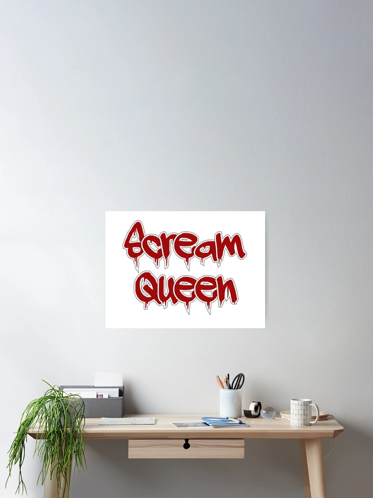 Aperçu 2 sur 3. Poster avec l'œuvre Scream Queen créée et vendue par RojasDesign.