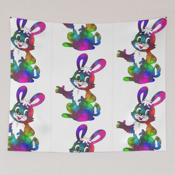 Item preview, Adorable Rainbow Bunny  designed and sold by TheUrbanDreamer.