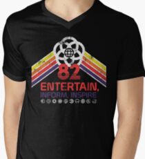 EPCOT Shirt - Distressed Logo - Entertain Inform Inspire Men's V-Neck T-Shirt