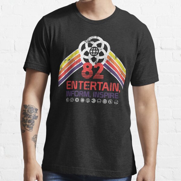 Item preview, EPCOT Shirt - Distressed Logo - Entertain Inform Inspire designed and sold by retrocot.