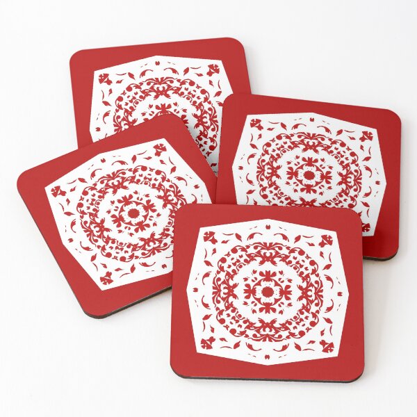 Item preview, Red quilt block designed and sold by KathyLav.