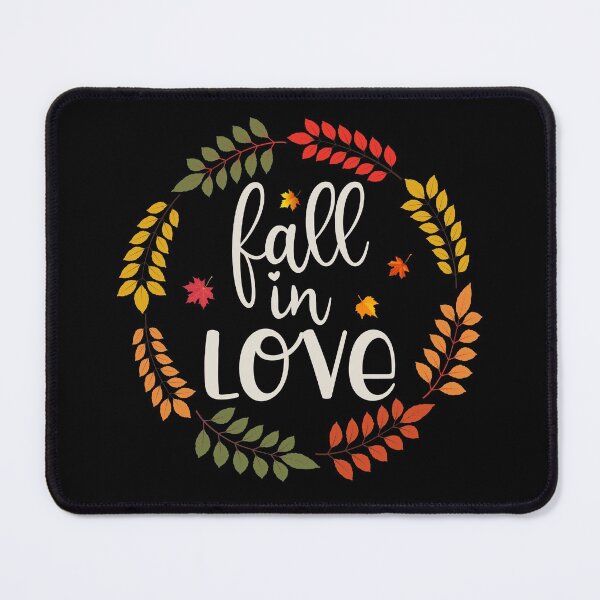 Item preview, Fall in Love Leaves Falling, Autumn Leaves Fall Wreath  designed and sold by InkItStudio.