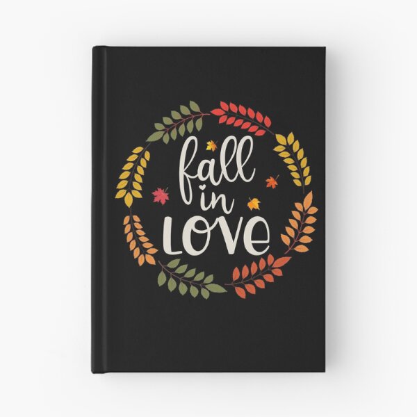 Item preview, Fall in Love Leaves Falling, Autumn Leaves Fall Wreath  designed and sold by InkItStudio.