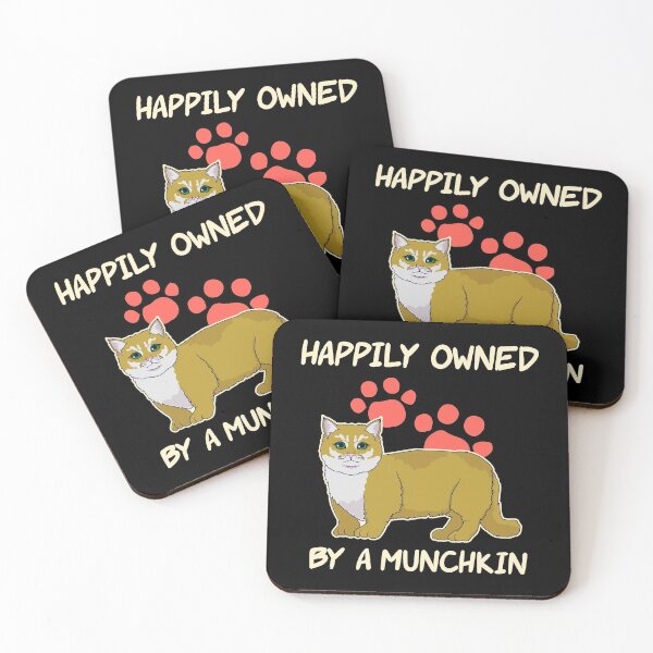 Item preview, Happily Owned Munchkin Cat Lover product designed and sold by jakehughes2015.