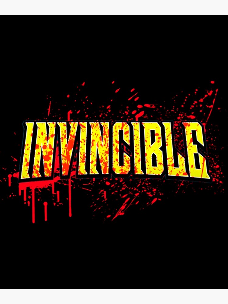 Invincible T-ShirtInvincible Blood Splat Logo 