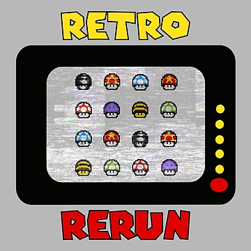 Artwork thumbnail, Retro Rerun by epinkb