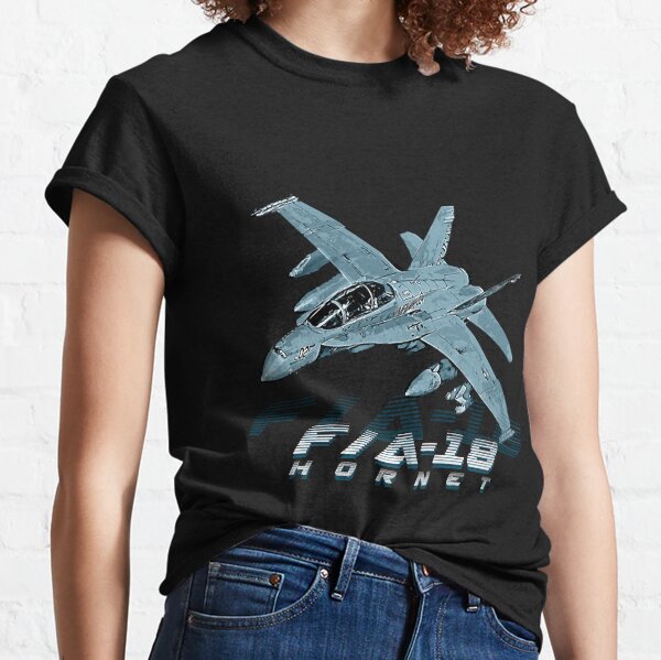 F18 Hornet Fighter Jet Classic T-Shirt