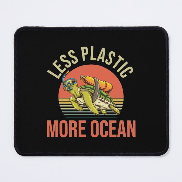 Item preview, Sea Awareness T-Shirt_ Less Plastic More Ocean designed and sold by ParwyMukan.