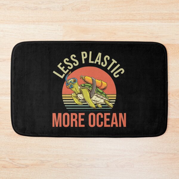 Item preview, Sea Awareness T-Shirt_ Less Plastic More Ocean designed and sold by ParwyMukan.
