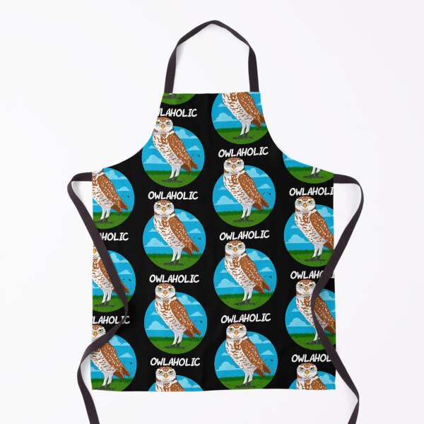 Item preview, Owlaholic Pun Birding Birdwatching Burrowing Owl design designed and sold by jakehughes2015.