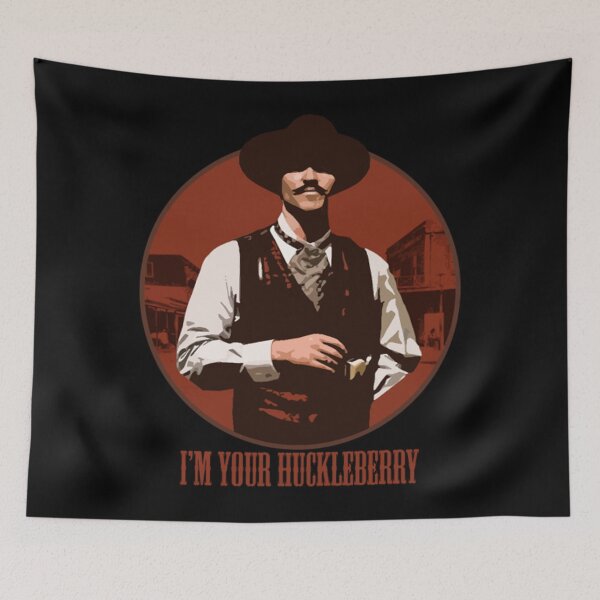 Artikelvorschau, Tombstone T-ShirtIch bin dein Huckleberry entworfen und verkauft von ParwyMukan.