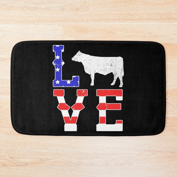 Item preview, Love American Flag Patriotic Cow Farming Hereford Cattle graphic designed and sold by jakehughes2015.