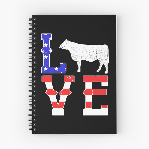 Item preview, Love American Flag Patriotic Cow Farming Hereford Cattle graphic designed and sold by jakehughes2015.
