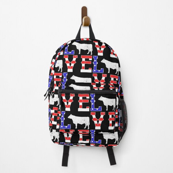 Item preview, Love American Flag Patriotic Cow Farming Hereford Cattle graphic designed and sold by jakehughes2015.