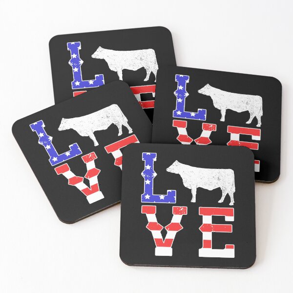 Item preview, Love American Flag Patriotic Cow Farming Hereford Cattle graphic designed and sold by jakehughes2015.