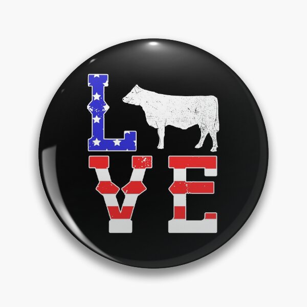 Item preview, Love American Flag Patriotic Cow Farming Hereford Cattle graphic designed and sold by jakehughes2015.