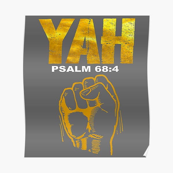 Hebrew Israelite Yah Clothing Yahweh Poster