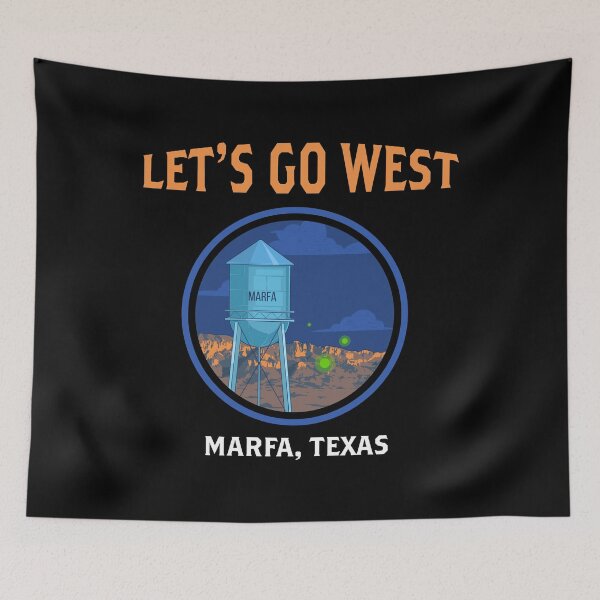 Item preview, Marfa Texas Desert City Vacation Go West Marfa Lights design designed and sold by jakehughes2015.