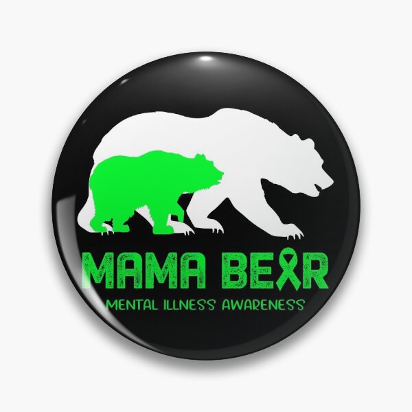 Artikelvorschau, Bewusstsein für psychische Erkrankungen Mama Bear Support für psychische Erkrankungen entworfen und verkauft von Victormoratalla.