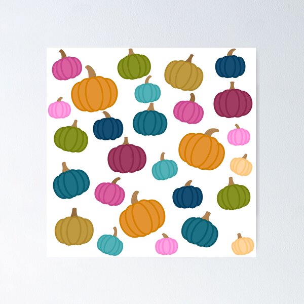 Item preview, Jewel Tone Pumpkins designed and sold by Camille Albers.