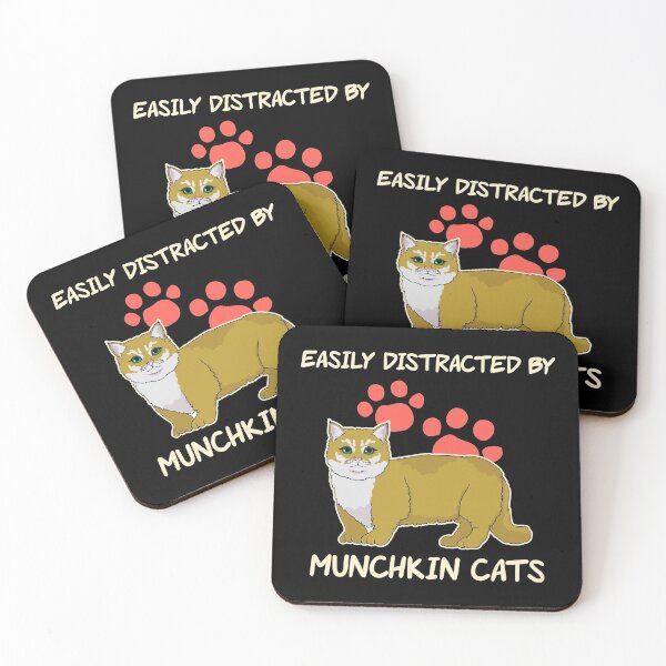 Item preview, Easily Distracted Pet Owner Munchkin Cat graphic designed and sold by jakehughes2015.